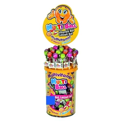 Multi Balls Kids Vitamind Lollipops 7 Pc