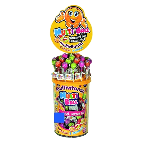 Multi Balls Kids Vitamind Lollipops 7 Pc