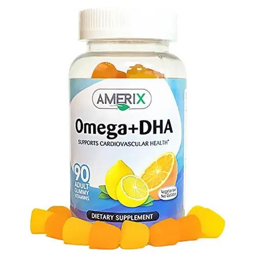 Amerix Omega+Dha Adult Gummy 90 Pieces