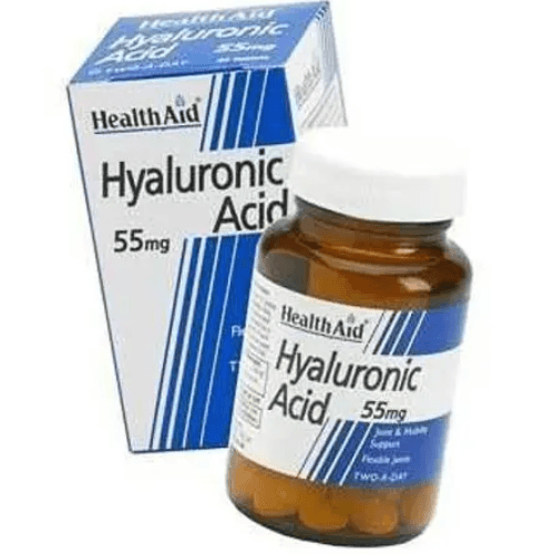 Health Aid Hyaluronic Acid 55Mg 30 Tablets 