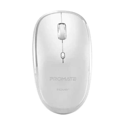 Promate 800/1200/1600DPI Ergonomic 3 Button Wireless Mouse , White