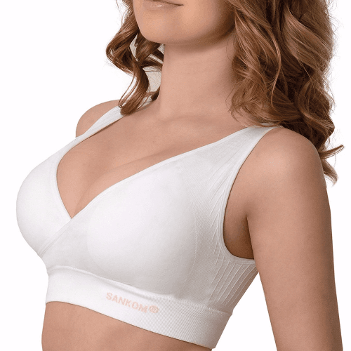 Sankom Patent Classic Bra For Back Support White   - 071Cwh-L/Xl