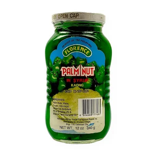 Florence Palm Nut In Green Kaong Syrup 340G