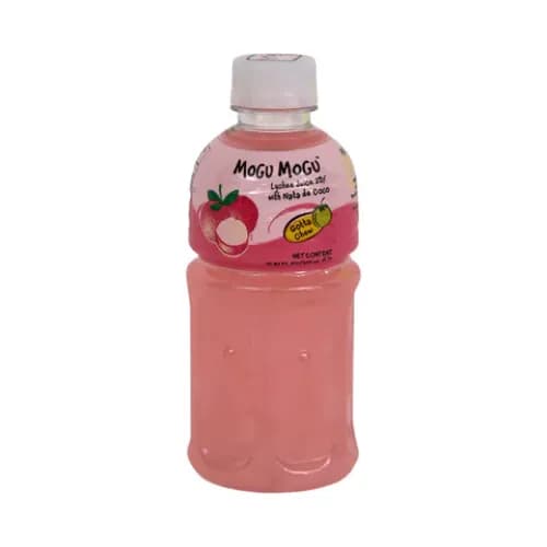 Mogu Mogu Lychee Juice With Nata De Coco 320Ml