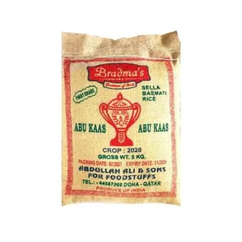 Abu Kaas Sella Basmati Rice 5 Kg