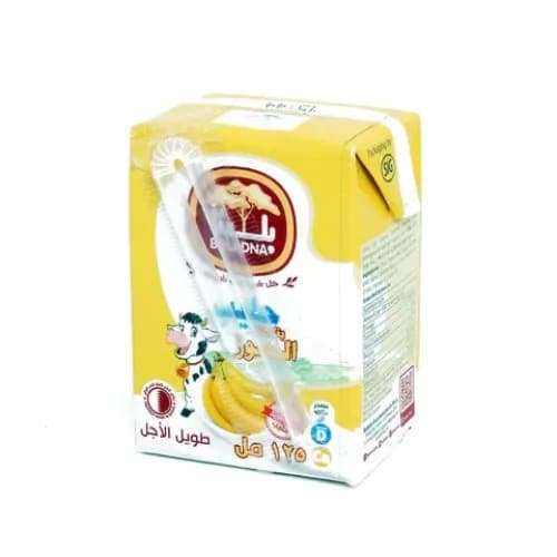 Baladna Long Life Banana Milk 125 Ml