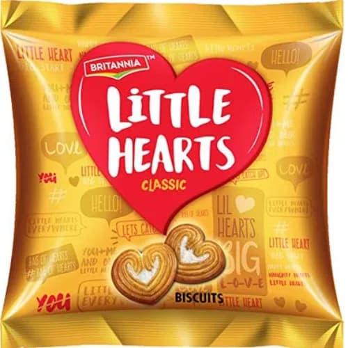 Britannia Classic Little Heart Cookies 50.5 Gr