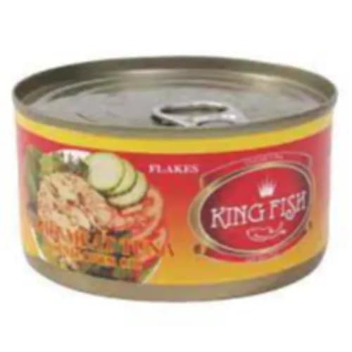 King Fish Light Meat Tuna Flakes In Sunflower Oil 185G