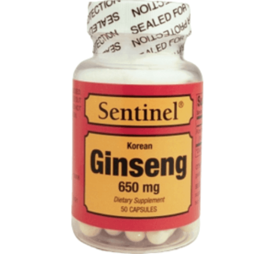 Sentinel Ginseng-Korean 650Mg Tab 50S