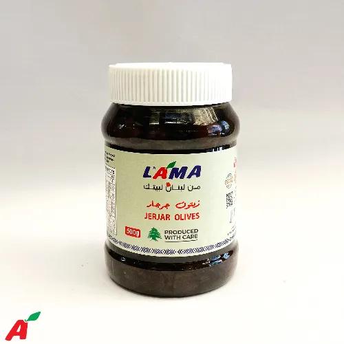 Lama Jerjar Black Olives 500g