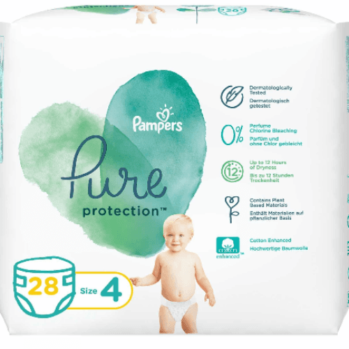 Pampers Pure S4 28’S