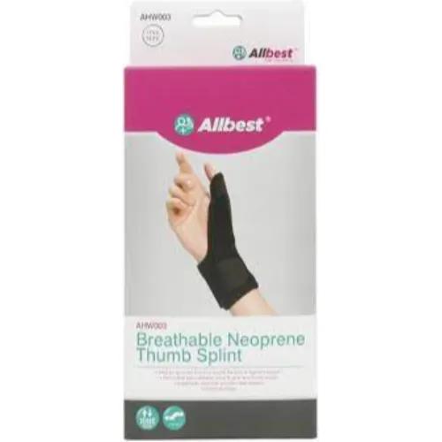 Allbest Breathable Neoprene Thumb Splint Ahw003