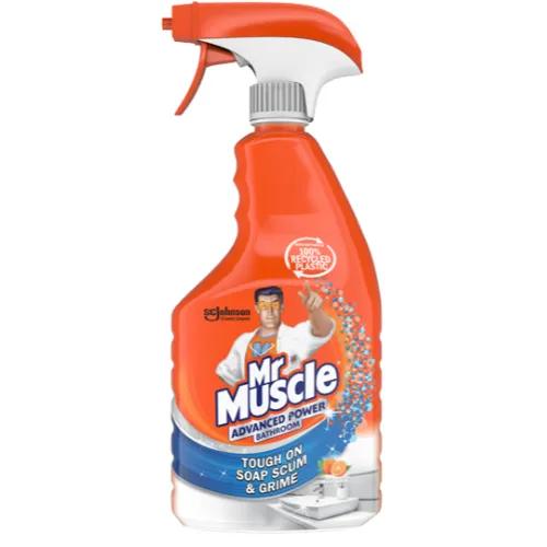 Mr. Muscle Advanced Power Bathroom Cleansing Spray Mandarin Scent 750Ml