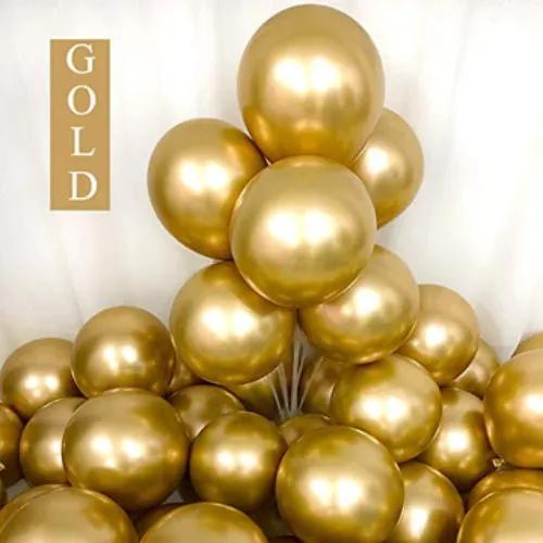 Gold Chrome Balloons  - Non Inflated