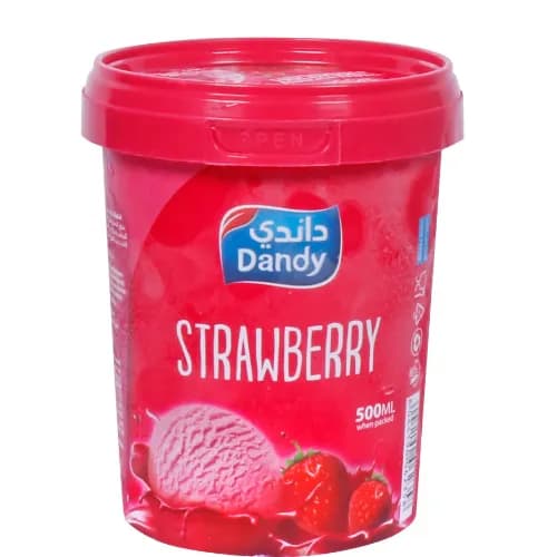 Dandy Strawberry Ice Cream 500 Ml