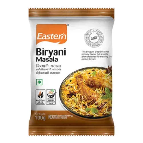 Eastern Biryani Masala - No Added Preservatives, Spice Extracts Free 100 Gr