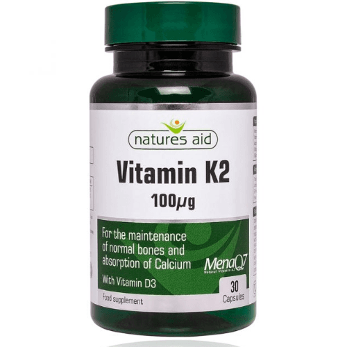 Nat.Aid Vitamin K2 100Mcg Caps 30`S 