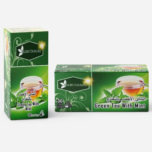 Al Mutasaliq Green Tea Bags 30 Per Pack