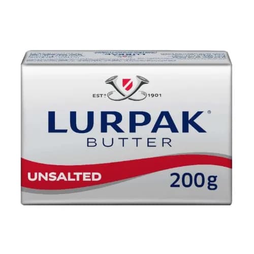 Lurpak Unsalted Butter 200G