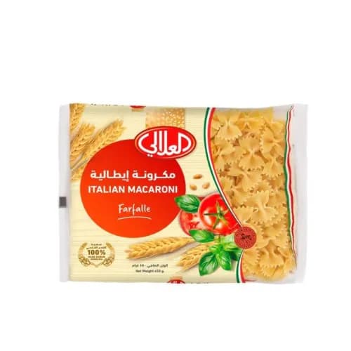 Al Alali Italian Macaroni Farfalle Pasta 450 Gr