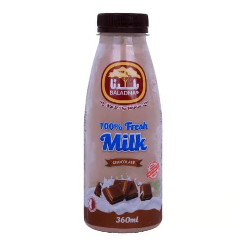 Baladna Fresh Pasteurized Chocolate Milk 360 Ml