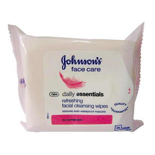 Johnson'S Daily Essentials Refreshing Facial Cleansing Wipes 25'S