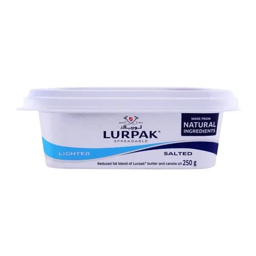 Lurpak Light Spreadable Salted Butter 250G