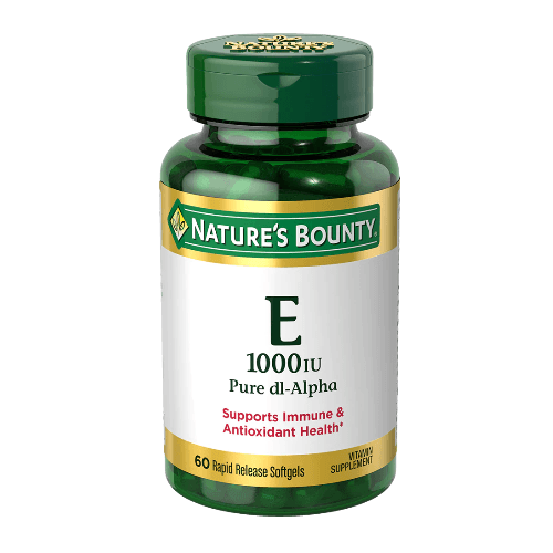 Nature'S Bounty Vitamin E 1000Iu Pure Dl-Alpha Softgels - 50'S