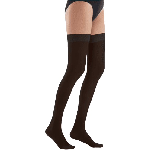 Luxor Hostess Stockings Pantyhose Closed Toe Black Color 18-21Mmhg-Xs