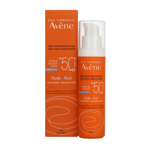 Avene Fluid 50 + Sans Parfum 50 Ml