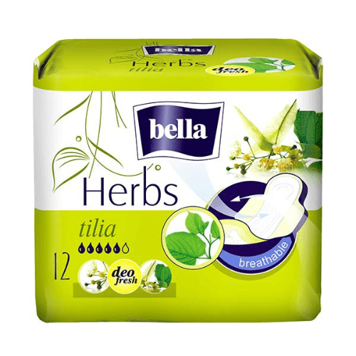 Bella Sanitary Pads Herbs Verbana 12S