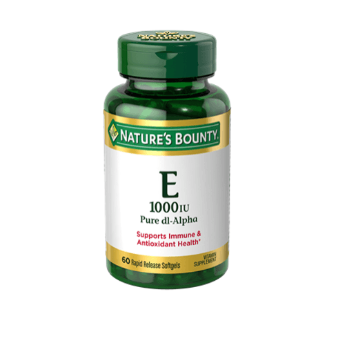 Nature's Bounty E 450mg (1000 iu) Dl-Alpha Softgels 60's