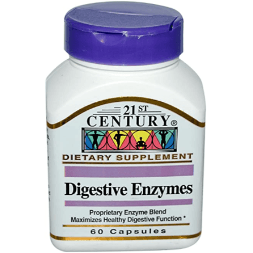 21 St Cent Digestive Enzymes Cap 60`S