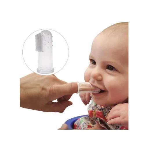 Baby Plus Silicone Toothbrush (0+ Months) - Bpa Free 1 Pcs