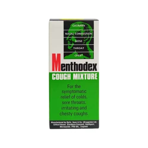 Menthodex Cough Mixture For Cold & Sore Throat 100Ml