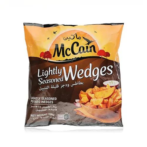 Mc Cain Frozen Lightly Seasoned Potato Wedges 750G