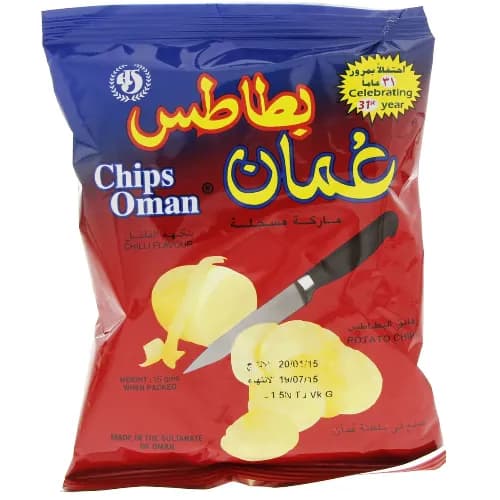 Chips Oman 25 X 15 Gr