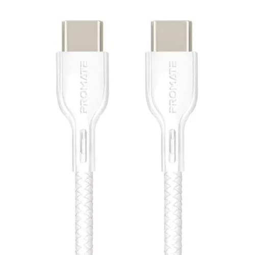 Promate USB-C To USB-C Cable With 60w Power Delivery 120cm