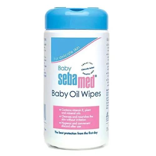 Sebamed Baby Oil Wipes 70S