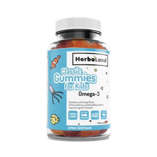 Herbaland Classic Gummies For Kids Omega 3 60S 