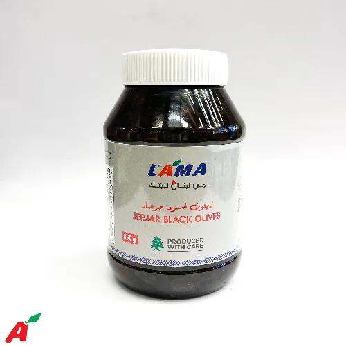 Lama Jerjar Black Olives 850g