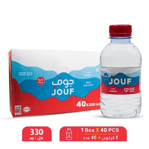 Jouf Water 40 X 330Ml - Low Sodium 40 X 330Ml