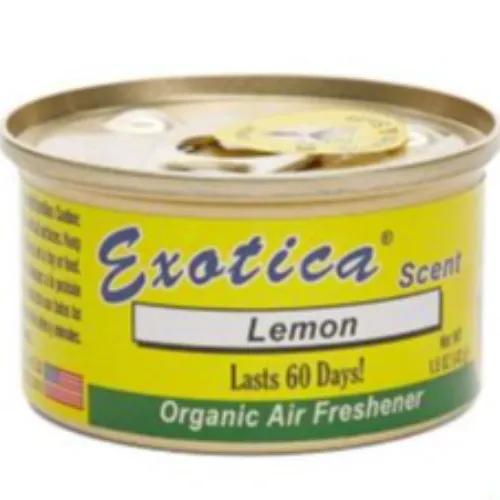 Exotica Organic Car Air Freshener Lemon Scent 42G