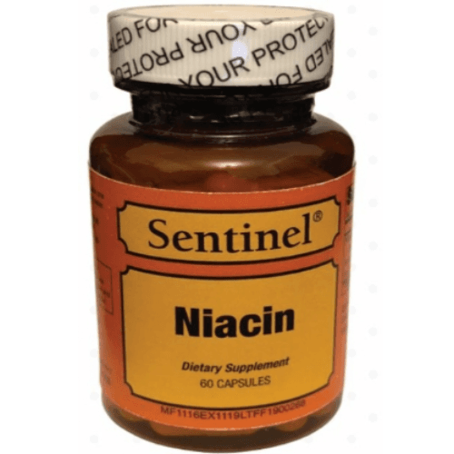 Sentinel Niacin Caps. 60