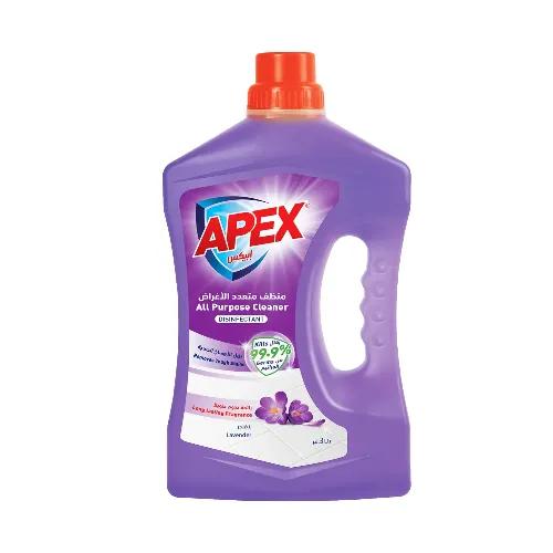 Apex All Purpose Disinfectant Liquid Cleaner Lavender Scent 3 L