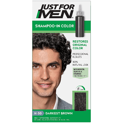 Just For Men Hair Darkest Brown H-50