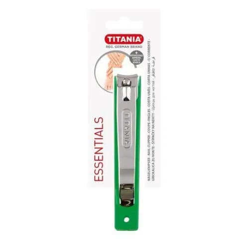 Titania Toe Nail Cutter W/ Drip Bowl Assrt Colors 1052/6