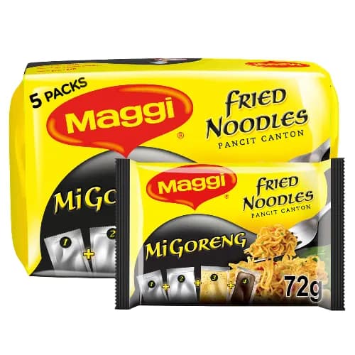 Maggi Fried Instant Noodles Mi Goreng Flavor 5 X 72G