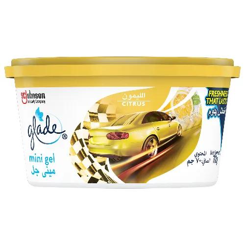 Glade Mini Car Air Freshener Gel Citrus Scent 70G