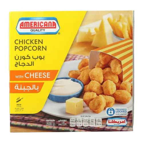 Americana Chicken Popcorn With Cheese 400gm